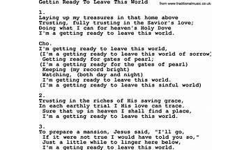 Leave This World en Lyrics [Allan Delure]