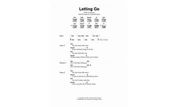 Letting Go en Lyrics [Take Cover]