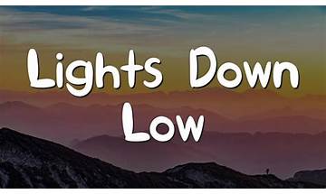 Lights Down Low en Lyrics [Guapo Tank]