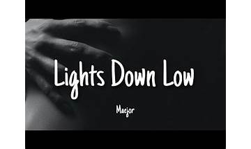 Lights Down Low en Lyrics [Maejor]