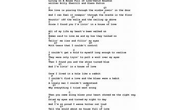 Livin\' in a house full of love en Lyrics [Gary Allan]