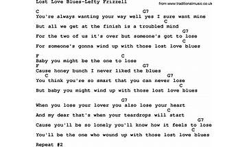 Lost Love Blues en Lyrics [Dock Boggs]