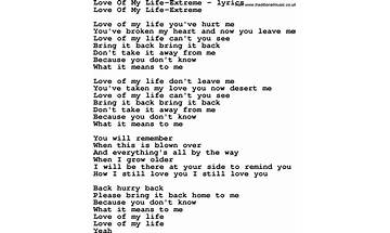 Love Of My Life en Lyrics [Declan]