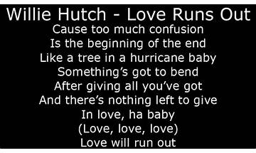 Love Runs Out en Lyrics [Leandro Buenno]