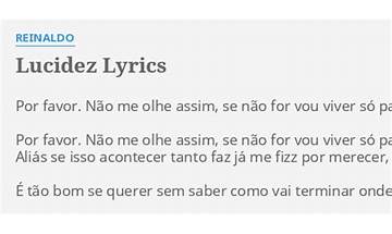 Lucidez pt Lyrics [Joana Marte]