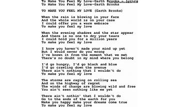 Make You Feel My Love en Lyrics [Military Wives]