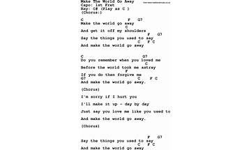 Make the World Go Away en Lyrics [Eddy Arnold]