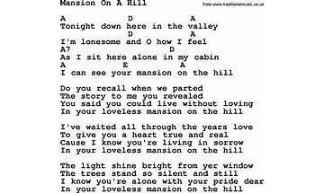 Mansion On A Hill en Lyrics [Conor Burns]