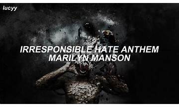 Marilyn Manson - Irresponsible Hate Anthem en Lyrics [American Head Charge]