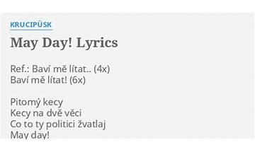 Mayday en Lyrics [Legible]