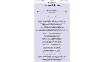 Memories en Lyrics [Section 54]