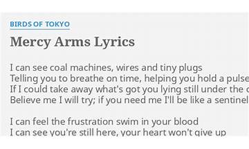 Mercy Arms en Lyrics [Birds of Tokyo]