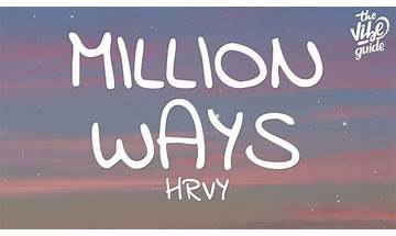 Million Ways en Lyrics [Heavenly (FRA)]