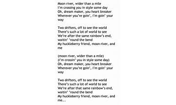 Moon River en Lyrics [Patty Griffin]