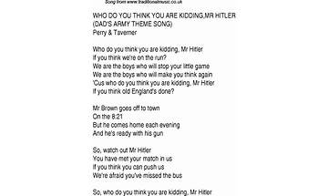 Mr. Hitler en Lyrics [Lead Belly]