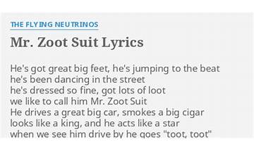 Mr. Zoot Suit en Lyrics [Okta Logue]