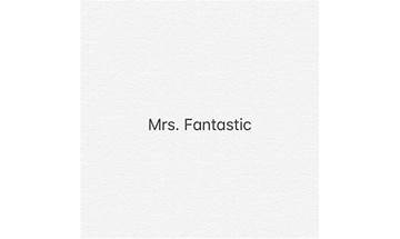 Mrs. Fantastic en Lyrics [Ray Goren]