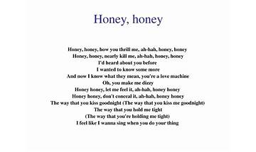 My Honey en Lyrics [La Veda (R&B)]