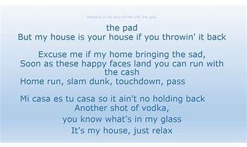 My House en Lyrics [Warren G]