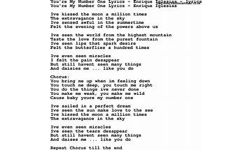 My Number One en Lyrics [Gregory Isaacs]