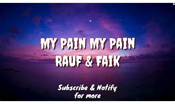 My Pain My Pain ru Lyrics [Rauf & Faik]