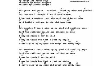 My Rough and Rowdy Ways en Lyrics [Jimmie Rodgers]