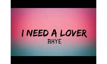 Need a Lover en Lyrics [Pudge]