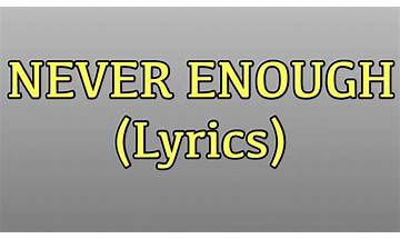 Never Enough en Lyrics [Briana BB]