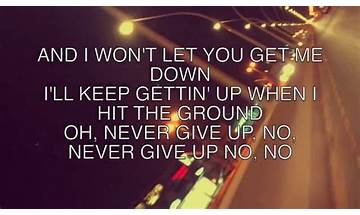 Never Give Up it Lyrics [CaneSecco & 3D]