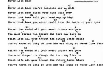 Never Look Back en Lyrics [Walters & Kazha]
