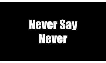 Never Say Never en Lyrics [KMFDM]