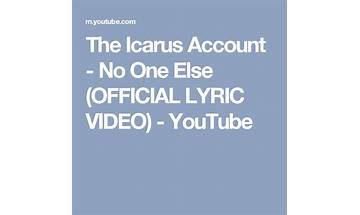 No One Else en Lyrics [The Icarus Account]