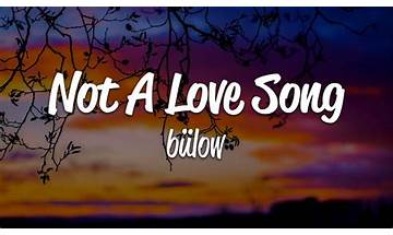 Not A Love Song en Lyrics [​bülow]