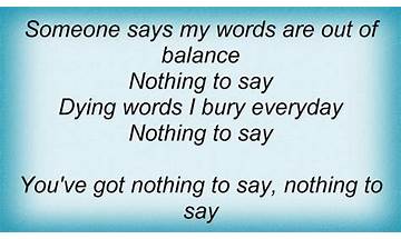 Nothing to Say en Lyrics [Bingo Players]