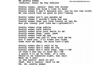 Oh, Pretty Woman en Lyrics [Ray Stevens]