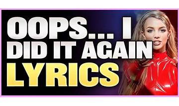 Oops!...I Did It Again en Lyrics [Britney Spears]