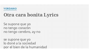 Otra Cara Bonita es Lyrics [Voz Veis]