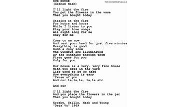 Our House en Lyrics [Cooltime Kids]