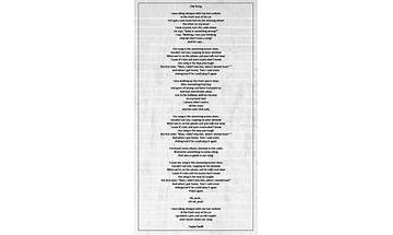 Our song en Lyrics [Trinbania]