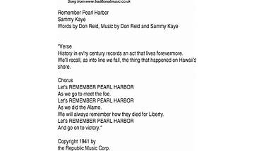 Pearl Harbor fr Lyrics [404Billy]