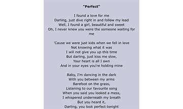 Picture Perfect en Lyrics [Lost:re]