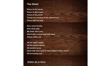 Poem: Ghost en Lyrics [Emilie Autumn]