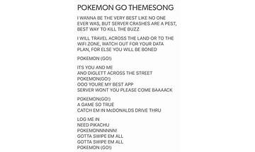 Pokemon GLO en Lyrics [Lil Flash]