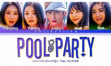 Pool Party en Lyrics [Brave Girls (브레이브걸스) (Ft. E-CHAN)]