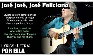 Por Ella es Lyrics [José Feliciano]