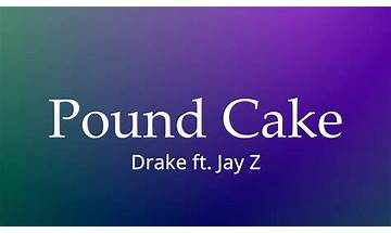 Pound Cake en Lyrics [Schama Noel]