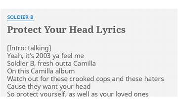 Protect Your Head en Lyrics [Soldier B]