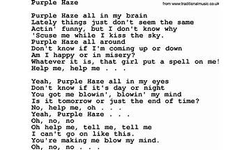 Purple en Lyrics [81355]