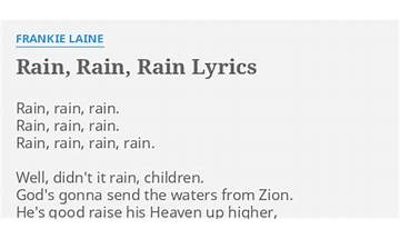Rain Rain Rain Rain Rain Rain Rain en Lyrics [Stevie Pre]