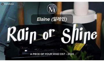 Rain or Shine en Lyrics [Elaine (일레인) (KOR)]